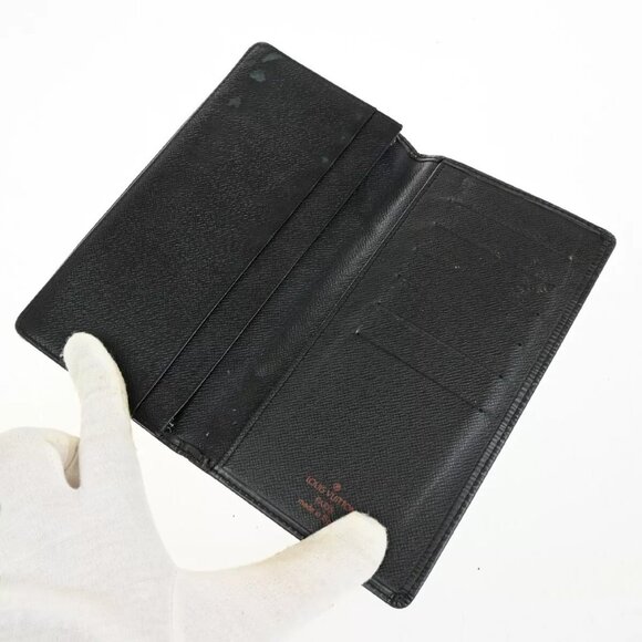 LOUIS VUITTON Logo 4 Set Long Wallet Monogram Damier Azur Epi Taiga - Picture 8 of 13